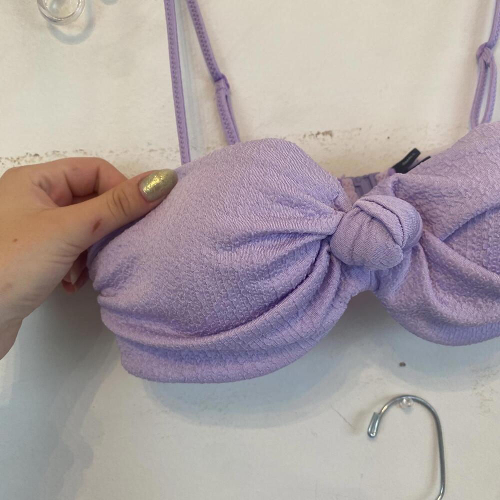 TRIANGL purple high rise bikini set sz S/L - Picture 7 of 8